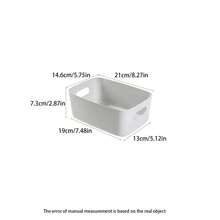 10 件大号桌面收纳盒、化妆品收纳箱、宿舍收纳篮 - 彩色 - 查看 2