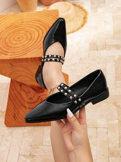 Wide Width Comfortable Flat Casual Shoes, Fashion Multipurpose Commuting Flat Loafers