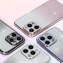 New Shiny Glitter TPU Solid Color Shockproof Phone Case + Full Phone Case Set, Compatible With IPhone 16, IPhone 16 Pro, IPhone 16 Plus, IPhone 16 Pro Max, IPhone 15, 7/8, IPhone 15 Pro Max, 12 Pro Max, 13 Pro Max, 14 Pro Max, 13, 14, 11, 12 Pro, 14, IPhone XS, XR, 78P, 78GES2, A13 4G, A22, A21S, A51 4G, S22 Ultra, A33 5G, A53, A23, S23 Ultra, S24, S23, A73, Redmi, OPPO, MOTO Phones Waterproof Anti-Fall Scratch Resistant