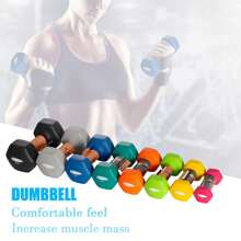 ACTIVE FOREVER Dumbbells Set Of 2, Hex Dumbbells Pair, Neoprene Waterproof Non-Slip Dumbells Set - 8kg*2 - View 5