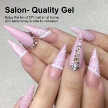 LIMEGIRL Gel Nail Polish Set - 6 Colors Nude Pink Milky Pink Gel Polish Set Light Neutral Pink Nail Polish Barely Pink Soak Off LED Starter Kit Popular Nail Art DIY Manicure Gifts - Nhiều màu - Xem 4