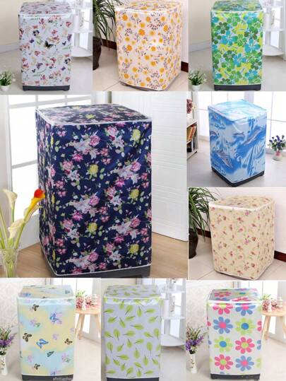 Top Load Washing Machine Cover, Waterproof Dustproof Washing Machine Protector Cover, Don't Need To Remove When Turned On