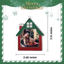 1PC Personalized Ornaments With Photo - Custom Picture Ornaments 2024 Decorations 2024 Custom Picture Text Hanging Ornaments Bells Houses Shape Custom Tree Decoration Souvenir Gifts For Family Couple Tree Home Decoration Xmas Gifts For Mom Dad Kids Pets Friend Gifts For Women Friendship,Long Distance Friends, BFF, Work Besties Gift Birthday Graduation - Multicolor - View 9