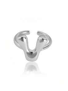 1 chiếc nhẫn 26 chữ cái tiếng Anh có thể điều chỉnh, dành cho nữ, chất liệu đồng, phù hợp để đeo hàng ngày, đi nghỉ và dự tiệc, quà tặng tùy chỉnh và cá nhân hóa cho ngày lễ, sinh nhật và kỷ niệm - nhẫn - Xem 28