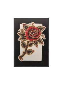 1buc Scandinav Clasic Epocă Artă de perete Colți Flori Fluturi Tatuaje Cranii HD Canvas Poster Printuri Acasă Dormitor Living Room Decor No Frame