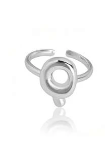 1 chiếc nhẫn 26 chữ cái tiếng Anh có thể điều chỉnh, dành cho nữ, chất liệu đồng, phù hợp để đeo hàng ngày, đi nghỉ và dự tiệc, quà tặng tùy chỉnh và cá nhân hóa cho ngày lễ, sinh nhật và kỷ niệm - nhẫn - Xem 7