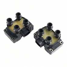 2 Ignition Coil Pack 8 Spark Plugs And Wire Set FD487 SP432 For Foγd Expedition - Black - View 6