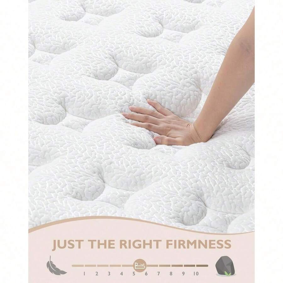 Queen Mattress 14 Inch Hybrid Mattress In A Box Individually