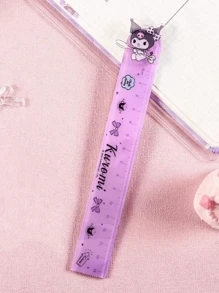 Sanrio 1pc Ruler Hello Kawaii Kitty Kuromi My Melody Cinnamoroll Cartoon 15cm Ruler Kawaii Stationery Back To School Season Gift