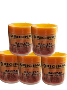 POMADA MAMIZAN CON DICLOFENACO 5Pzas. - Blanco - Ver 1