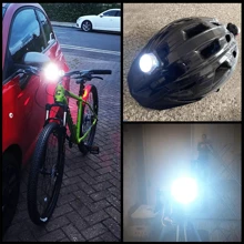 USB Rechargeable 3 LED Night Bike Lights Set Front & Rear Mountain Bicycle Light - Multicolor - View 8