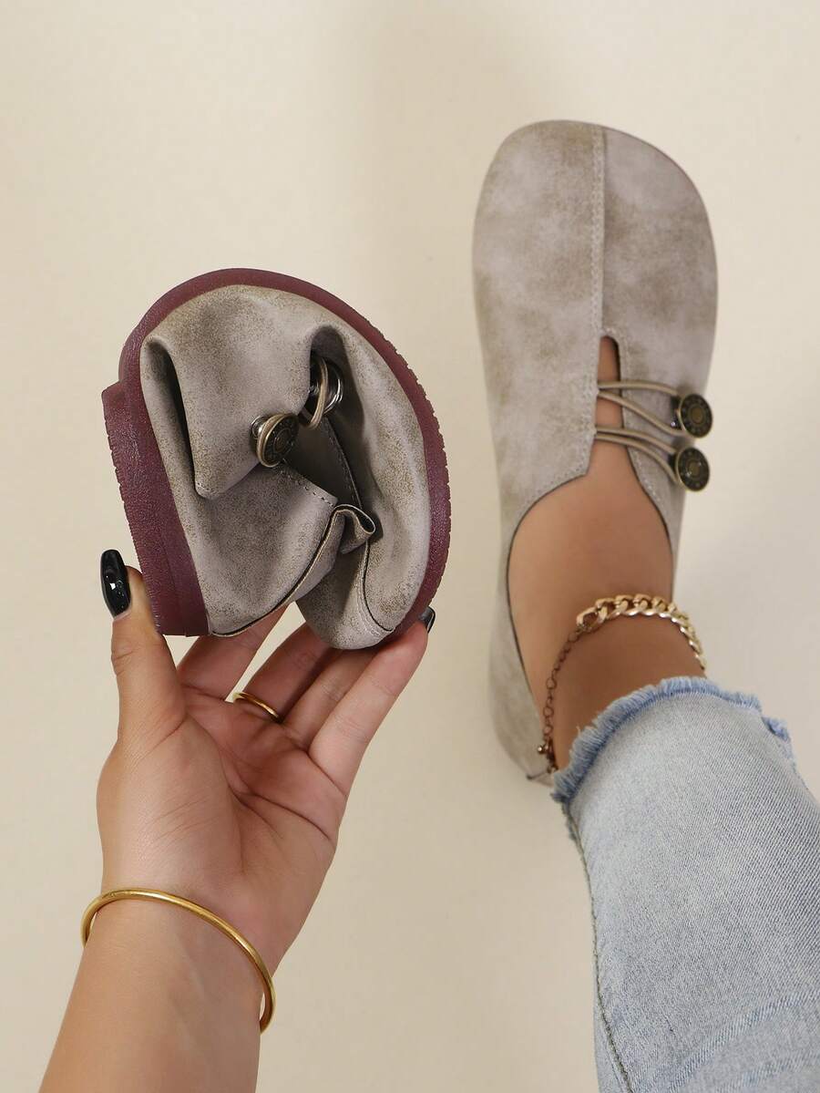 Giày thể thao chạy bộ nhẹ, thoáng khí, thoải mái, tăng chiều cao cho nữ, đi bộ đường dài, du lịch ngoài trời, thường ngày, mùa xuân, hè và thu - Xám - Xem 1