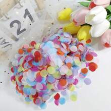 1pc/10g 1,5cm Giấy vụn nhiều màu, nhiều màu pha trộn cho tiệc sinh nhật, kỷ niệm, Giáng sinh, lễ hội, lễ mừng năm mới, trang trí sinh nhật lần thứ 1, trang trí bàn & bóng bay, Giáng sinh - Thông số kỹ thuật màu sắc khác nhau - Xem 5