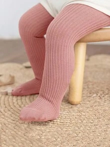 1 PC Bbay Toddler Knitted Tight Baby Đan Pantyhose Công Chúa Cô Gái Bow Socks Trẻ Sơ Sinh Em Bé Ấm Áp Legging - Hồng - Xem 11