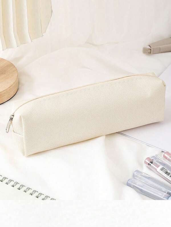 1pc Minimalist Stationery Storage Bag Pencil Case,Back To School,School Supplies,Pencil Pouch,School Bag