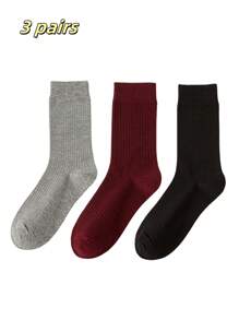 1pair/2pairs/3pairs/6pairs Women's Random Color Fashionable Bubble Pile Socks, Comfortable, Breathable, Classic, European Style, Knee-High, Casual Scrunch Socks, Fall