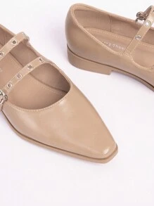 Plus Size Wide Width Flat Casual Slip-On Loafers, Versatile Commuter Shoes