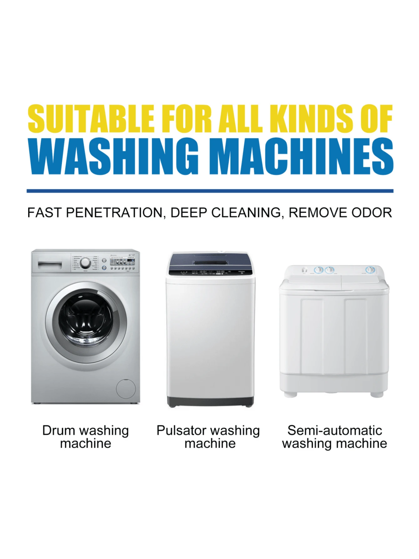 Washing Machine Deep Cleaning Tablet, For Drum Washer Tank Dirt