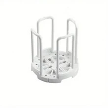 1 Peça Suporte Expansível de Tigela para Bancada, Suporte de Copo de Drenagem de Plástico, Suporte de Armazenamento de Talheres de Armário, Suporte de Secagem de Pratos, Suporte de Utensílios de Cozinha com Suporte de Talheres e Bandeja de Gotejamento, Adequado para Cozinha, Sala de Jantar, etc. (Cinza Aleatório 2 Estilos) - Multicolorido - Visão 7