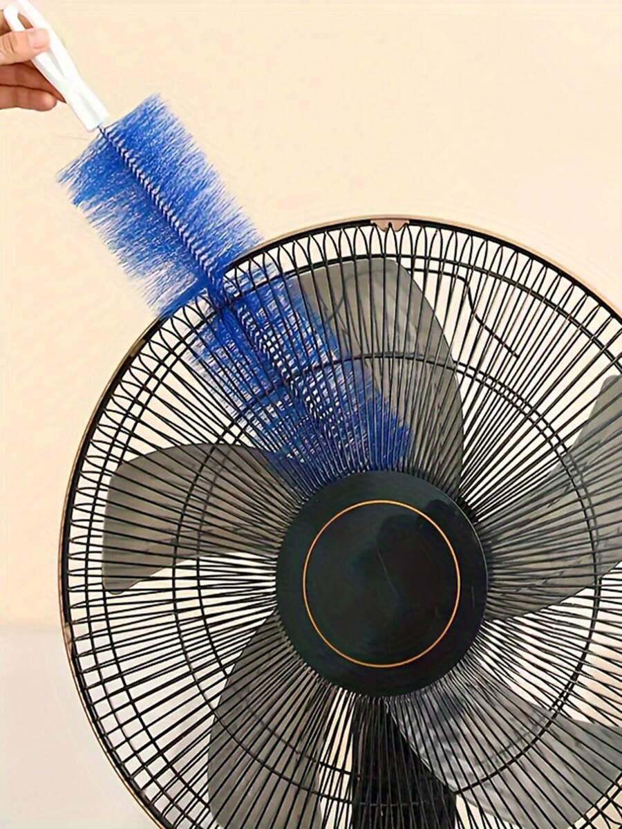 1/2 件风扇刷，多用途长风扇清洁刷，家用除尘器，柔性除尘器，耐用风扇除尘刷，适用于空调、百叶窗、窗槽、清洁用品、清洁工具、返校必备品