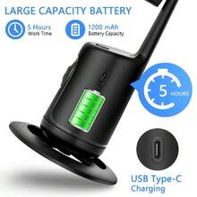 Gimbal theo dõi AI thông minh, Gimbal điện thoại nhận dạng khuôn mặt 360°, Bộ ổn định toàn cảnh, Giá đỡ điện thoại để bàn, Thích hợp để phát trực tiếp, Tự sướng, Quay video Tương thích với điện thoại iPhone Android Điện thoại di động Thích hợp để phát trực tiếp, Vlog, Tụ họp gia đình, Quay phim tiệc Giáng sinh, Để tự sướng cầm tay, Hoạt động ngoài trời, Phỏng vấn - Nhiều màu - Xem 6