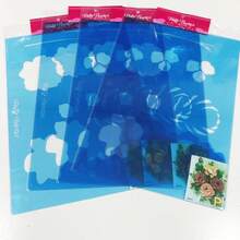 Stencil 19 X 28 Small Rose Hollow Mold For Painting On Fabric MDF Wood Wall Floor Paper T-Shirt Dishcloth - 白色 - 查看 3
