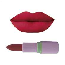 Vintage Red Velvety Matte Lipstick With SPF Soft Texture Shine Colors 4g Abelha Rainha REF 4927 - 紅色 - 查看 1