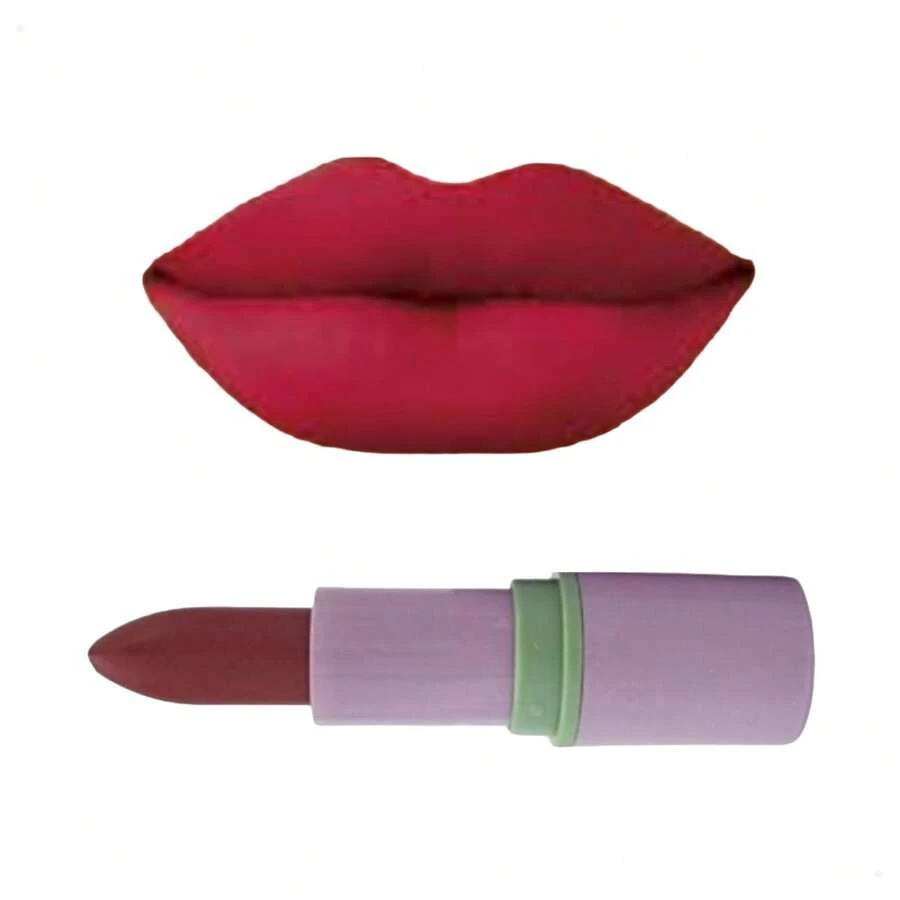 Vintage Red Velvety Matte Lipstick With SPF Soft Texture Shine Colors 4g Abelha Rainha REF 4927 - 紅色 - 查看 1