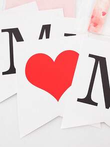 1 件/17 件“新婚”主题气球套装，18 英寸白色心形气球，白色乳胶气球+拉旗，适用于婚礼、订婚、求婚装饰 - 彩色 - 查看 6