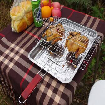 Pinze portatili per barbecue da picnic all'aperto