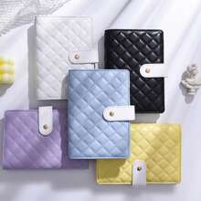 A6 Marble (Case) + 8*Zipper Pockets + 12*Cash Budget Card + English Stickers 2 Pieces + Label Stickers A6 Loose-Leaf Money Organizer For Cash Money Envelopes For Cash A6 Budget Binder