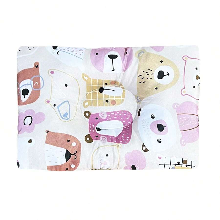 Baby Pillow Flat Head Newborn RN Pillow - Gấu Mật Ong - Xem 1