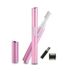 Electric Eyebrow Trimmer For Women, Automatic Eyebrow Pencil, Facial Hair Removal Device, Beauty Care Shaver - Pink - View 4
