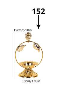 1 chiếc chân nến bằng sắt thanh lịch - Phong cách sang trọng, lắp đặt trên bàn, trang trí bàn lãng mạn cho gia đình, lý tưởng cho bữa tối dưới ánh nến / trang trí nhà cửa, phù hợp với mọi người dùng, trang trí phòng, quà tặng - Nhiều màu - Xem 5