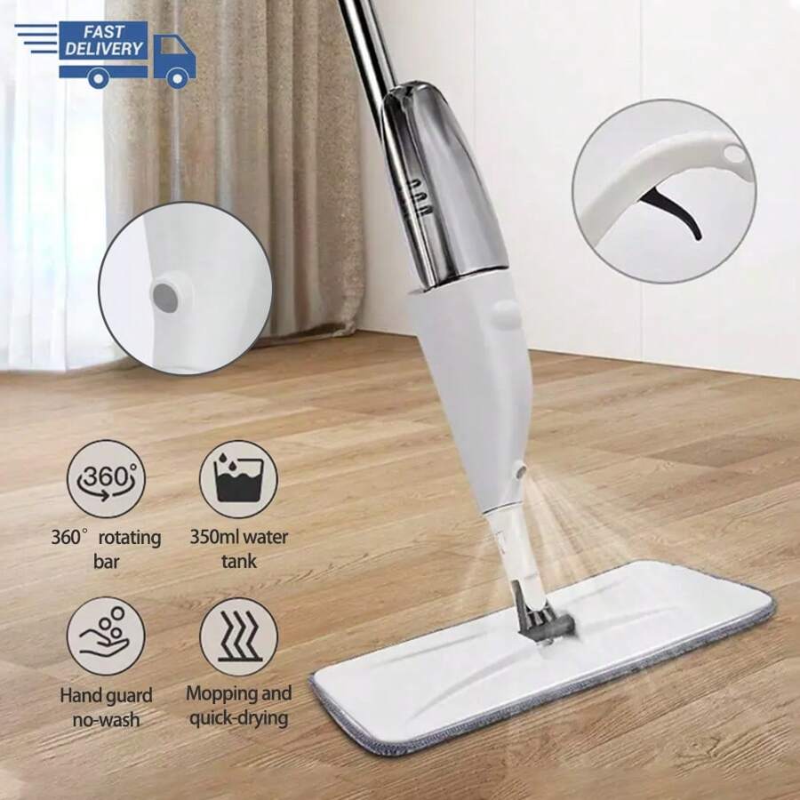 Sprühwischer Bodenwischer Sprühfunktion Mikrofasermop Bodenreiniger Hand Wischer