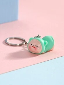 Móc khóa áo mưa nhựa gấu hoạt hình dễ thương 3D, mặt dây chuyền túi xách, móc chìa khóa xe hơi. Mặt dây chuyền cặp đôi động vật hoạt hình đáng yêu cho túi xách, điện thoại, chìa khóa, quà tặng tiệc - Nhiều màu - Xem 12