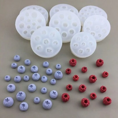 1pc Blueberry, Raspberry, Blackberry Silicone Mold