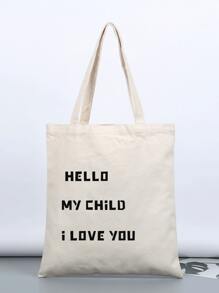 1 túi Tote tùy chỉnh, Văn bản tùy chỉnh, Cụm từ ngắn, Trích dẫn truyền cảm hứng, Phương châm sống, Quà tặng ngày Nhà giáo, Quà tặng cho giáo viên, Quà tặng cho bạn cùng lớp, Quà tặng sinh nhật, Độc đáo, Có thể gập lại, Sức chứa lớn, Nhẹ, Thời trang, Cá nhân hóa, Túi Tote vải, Túi đeo vai, Thường ngày, Túi mua sắm Túi xách cho phụ nữ - Màu be - Xem 3