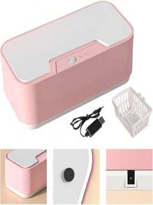 1 Piece Portable Household Cleaning Machine, Ultrasonic Cleaner, Jewelry Cleaning Machine For Rings, Glasses, Makeup Brushes. - 彩色 - 查看 7