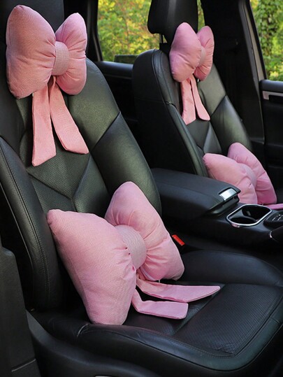 1 pezzo Cuscino ergonomico per poggiatesta e lombare per auto - Comodo in poliestere, migliora l'esperienza di guida, cuscino per auto