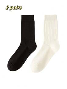 1pair/2pairs/3pairs/6pairs Women's Random Color Fashionable Bubble Pile Socks, Comfortable, Breathable, Classic, European Style, Knee-High, Casual Scrunch Socks, Fall