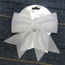 1pc 16.1 inch Nơ trang trí Giáng sinh, Đồ trang trí treo cây thông Noel, Nơ Giáng sinh nhiều màu sắc, Nơ lớn trang trí cửa sổ cây thông Noel, Đạo cụ không khí quà tặng, Đồ treo trang trí cho lớp học, tường, cây thông Noel, Đồ trang trí trong nhà - Nhiều màu - Xem 15