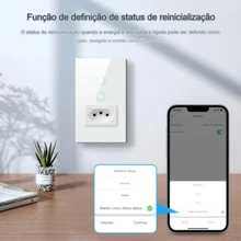 Built-In Socket Switch 1 Touch Screen Smart - Nhiều màu - Xem 6