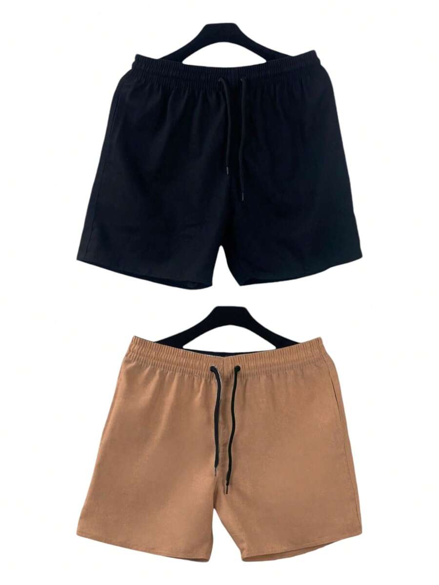 LYM Fashion KIT 2 Men's LINEN Shorts 2 Side Comfort Bags - Rượu sâm banh - Xem 1