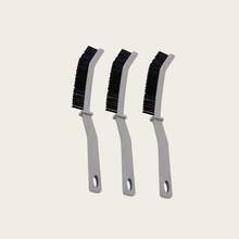 3 件装浴室和厨房缝隙清洁刷，浴室/厨房瓷砖灌浆刷，多功能凹槽窗户除尘清洁硬毛刷 - 彩色 - 查看 6