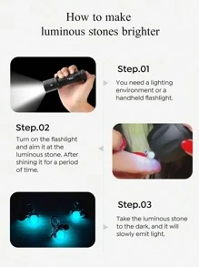 1 Pieza Cuenta decorativa con abeja luminiscente de la serie de Navidad, de moda y linda, apta para hacer pulseras, brazaletes y joyería DIY, ideal para combinar con el atuendo diario de mujeres y niñas.