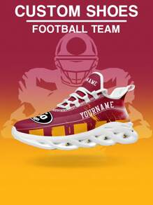 Sneaker personalizzata con logo e nome personalizzato per uomo, sneaker leggera e confortevole con nome e design della squadra di football Arizona, scarpa da ginnastica e allenamento traspirante, regalo unico per mamma/papà/lei/lui/fidanzata/fidanzato/moglie/marito/amico