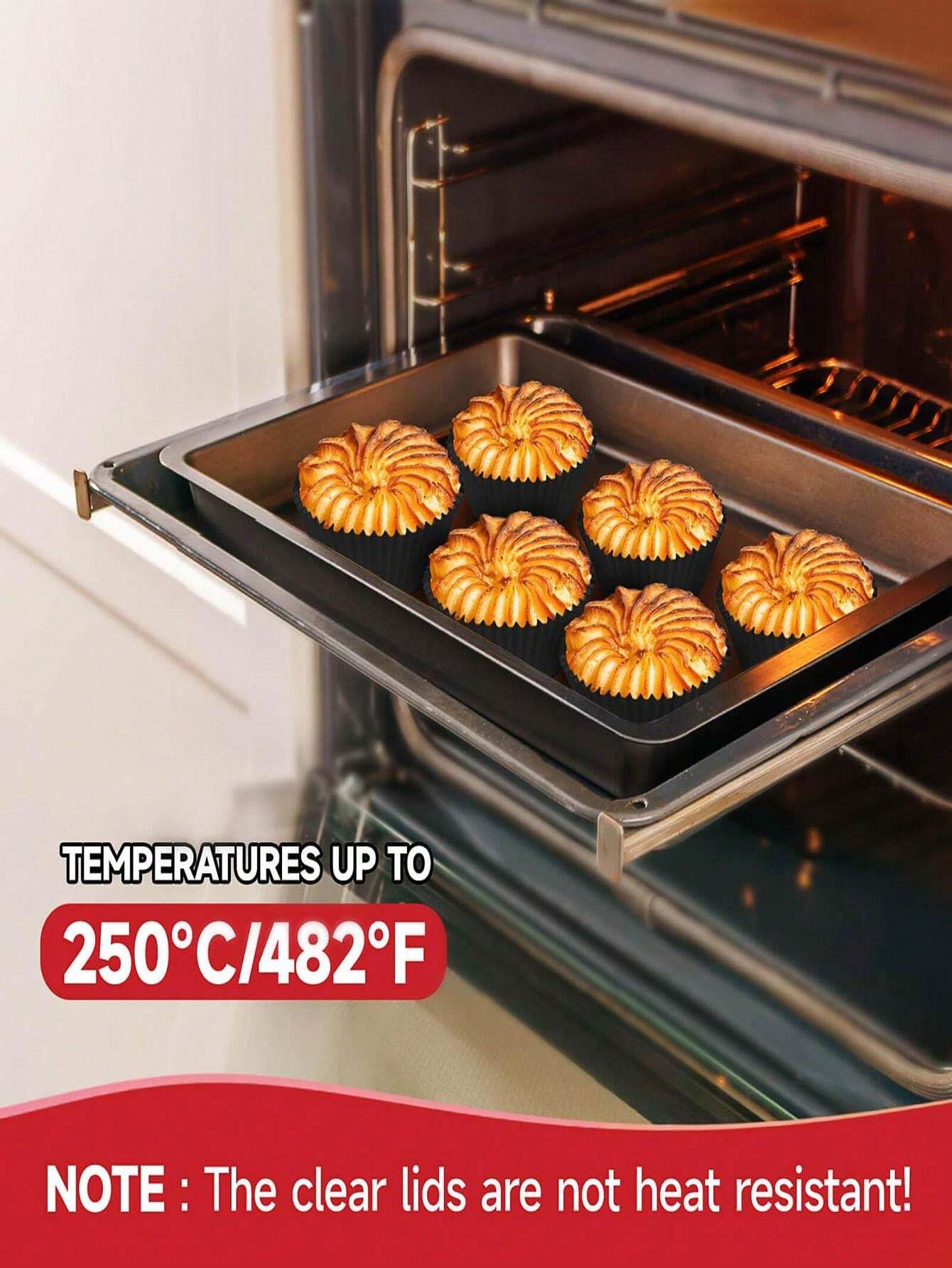 200 PCS Black Cupcake Liners Muffin Standard Size, Baking Cups