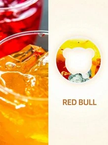 3/5 件装水瓶调味荚、熊形水瓶香囊、水果香环、户外运动香囊、0 糖 0 卡路里调味荚、情人节礼物、生日礼物、杯子配件-（调味荚仅改善嗅觉，而不是味觉）不改变水的味道，只让它闻起来很香 - 彩色 - 查看 7