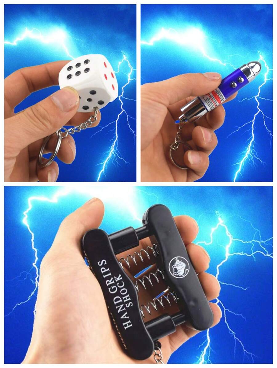 Creative Shocking Robot Hand Grip Strengthener Novelty Prank Toy, Suitable For April Fool's Day - Multicolor - View 1